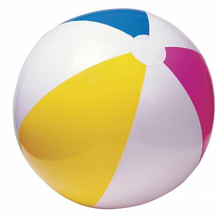 Надувной мяч – Цветные дольки, диаметр 61 см. 